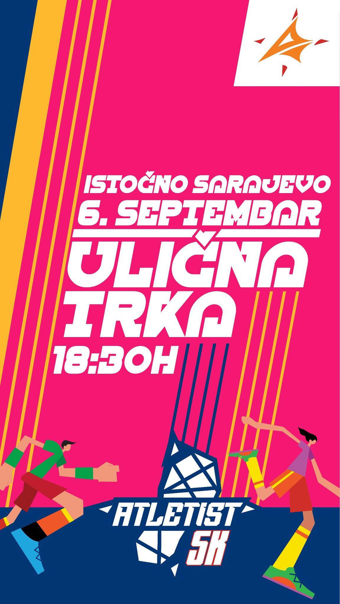 Улична трка "Атлетист 5К Источно Ново Сарајево"